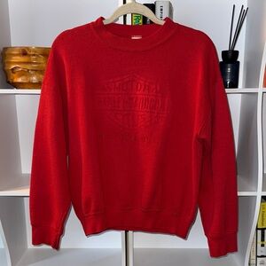 Harley-Davidson Bold Red Crewneck Sweater